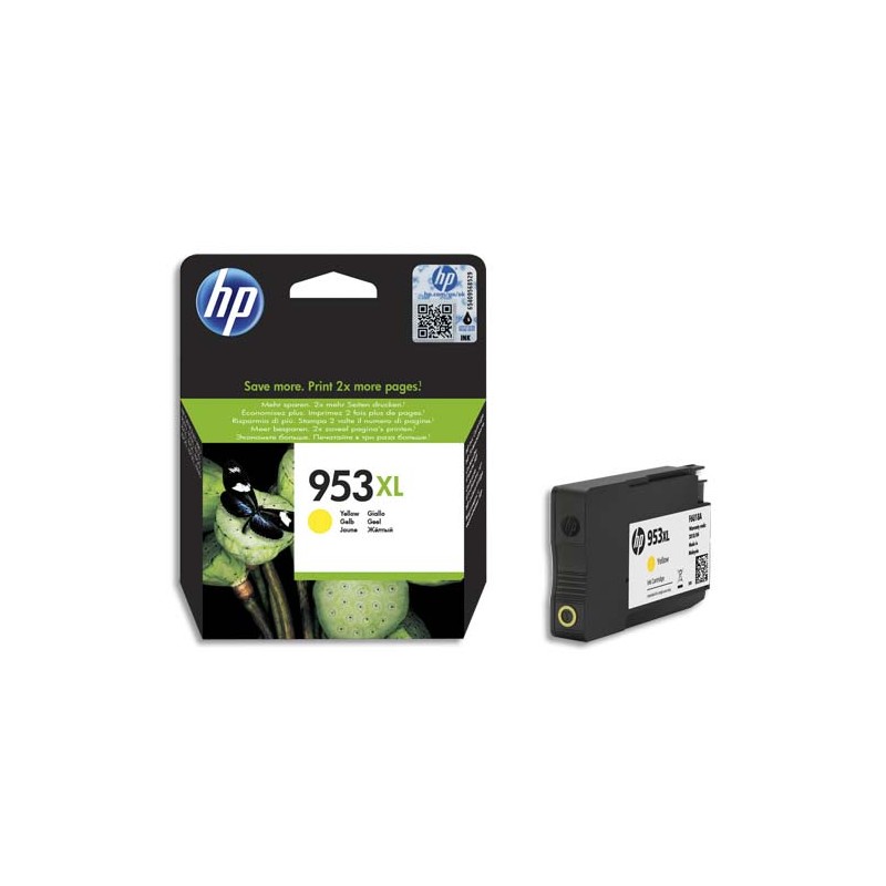 HWP CART JET ENCRE JAUNE 953XL F6U18AE HWP CART JET ENCRE JAUNE 953XL F6U18AE
