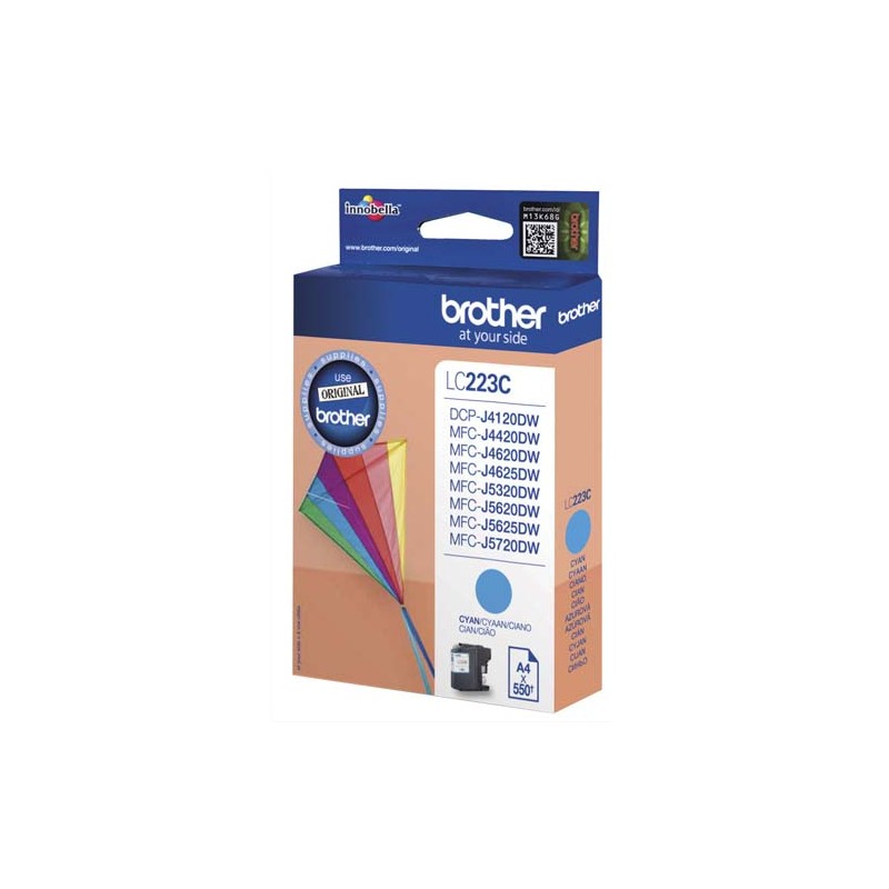 BRO CART JET ENCRE CYAN LC223C BRO CART JET ENCRE CYAN LC223C