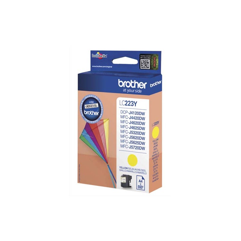 BRO CART JET ENCRE JAUNE LC223Y BRO CART JET ENCRE JAUNE LC223Y
