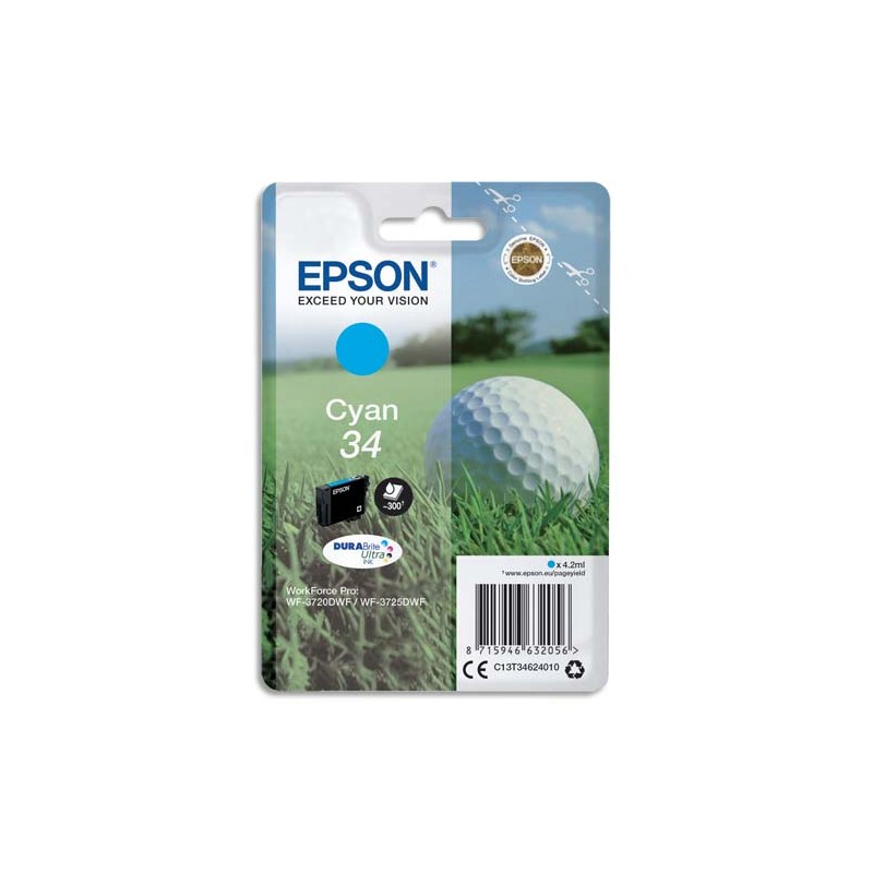 EPS CART JET ENCRE CYAN C13T34624010 EPS CART JET ENCRE CYAN C13T34624010