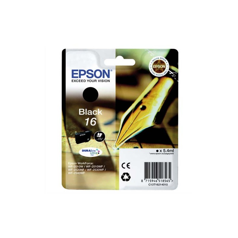 EPS CART JET ENCRE NOIR C13T16214012 EPS CART JET ENCRE NOIR C13T16214012