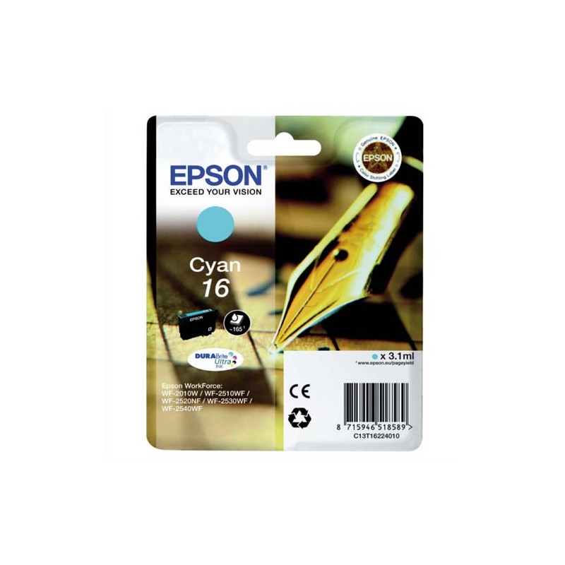 EPS CART JET ENCRE CYAN C13T16224012/10 EPS CART JET ENCRE CYAN C13T16224012/10