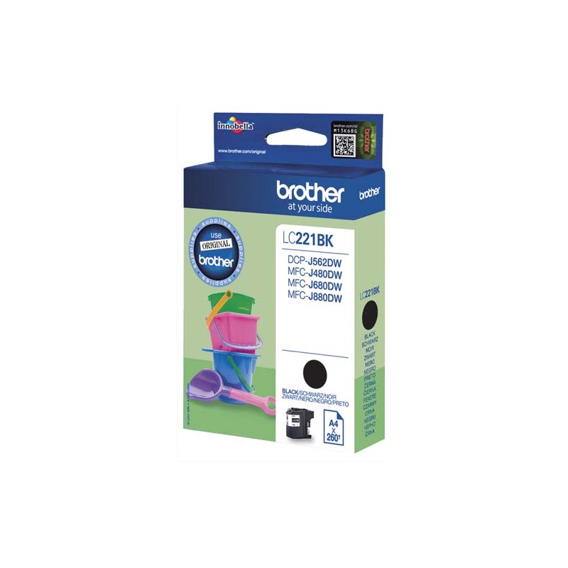 BRO CART JET ENCRE NOIR LC221BK BRO CART JET ENCRE NOIR LC221BK