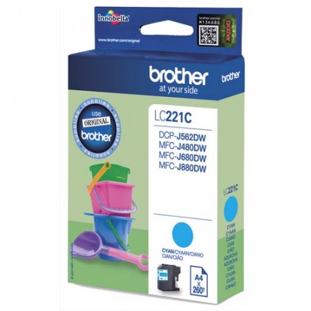 BRO CART JET ENCRE CYAN LC221C