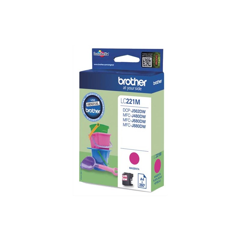 BRO CART JET ENCRE MAGENTA LC221M BRO CART JET ENCRE MAGENTA LC221M