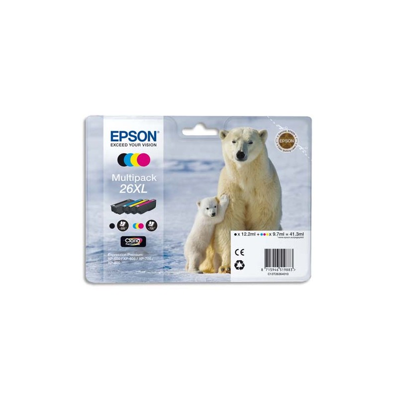 EPS MULTIPACK XL 4 COUL C13T26364010 EPS MULTIPACK XL 4 COUL C13T26364010