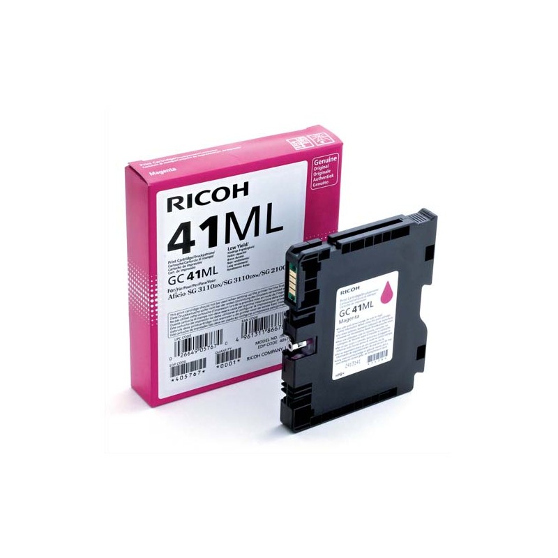 RIC CARTOUCHE GEL MAGENTA GEN1420 GC41M RIC CARTOUCHE GEL MAGENTA GEN1420 GC41M