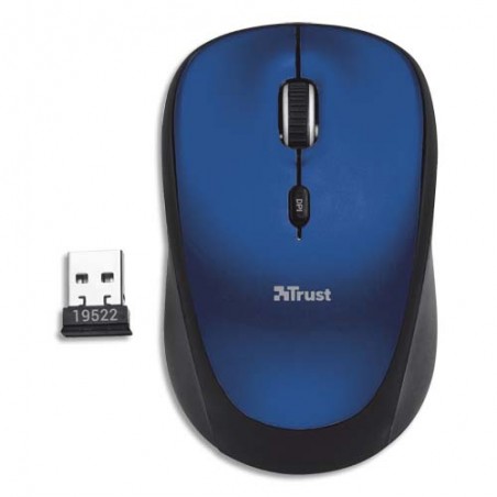 TRS SOURIS SANS FIL YVI BLEUE 19663