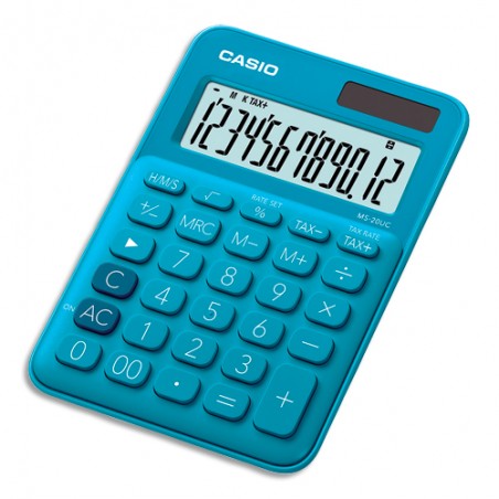 CAS CAL BUR 12CH BLEUE MS-20UC-BU-S-EC