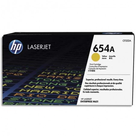 HWP TONER JAUNE 654A CF332A