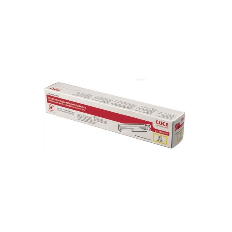 OKI CART TONER JAUNE 43459369 OKI CART TONER JAUNE 43459369