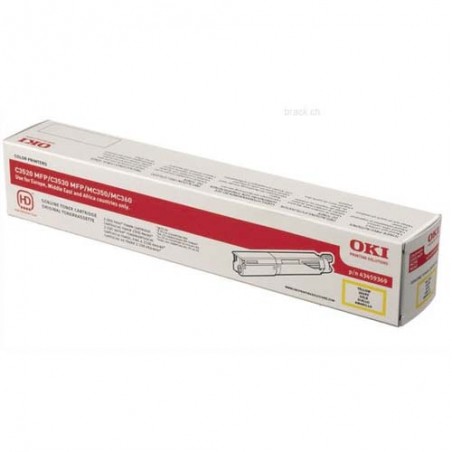 OKI CART TONER JAUNE 43459369