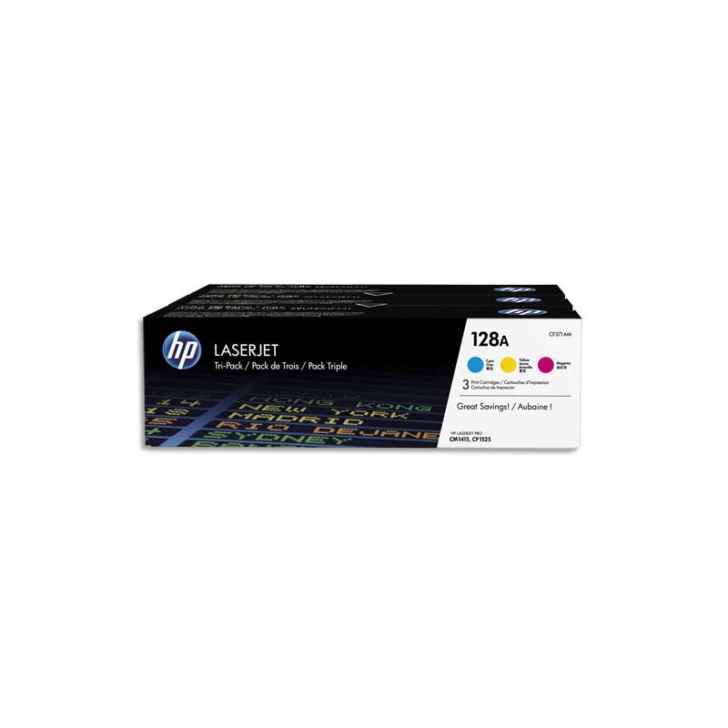 HWP TRI PACK COULEUR 128A CF371AM HWP TRI PACK COULEUR 128A CF371AM