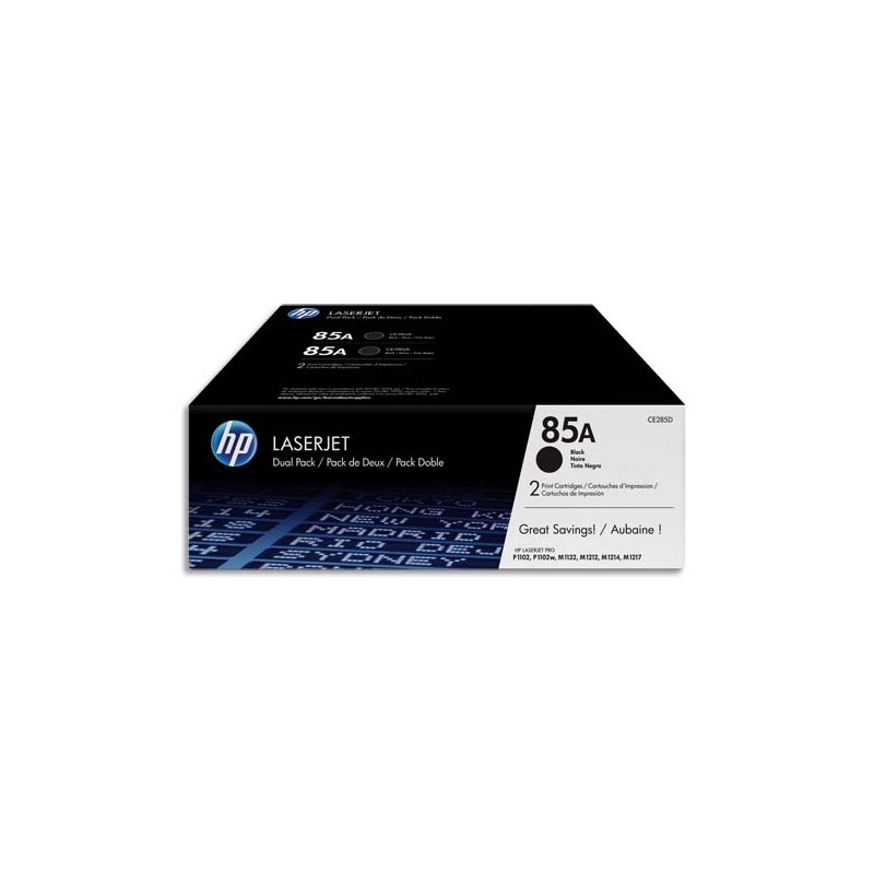 HWP DOUBLE PACK LASER NOIR CE285AD HWP DOUBLE PACK LASER NOIR CE285AD