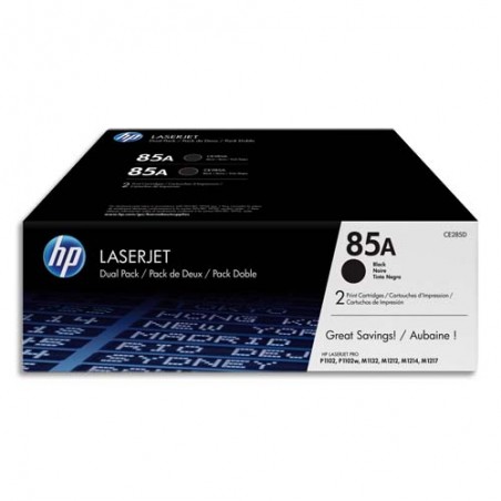 HWP DOUBLE PACK LASER NOIR CE285AD