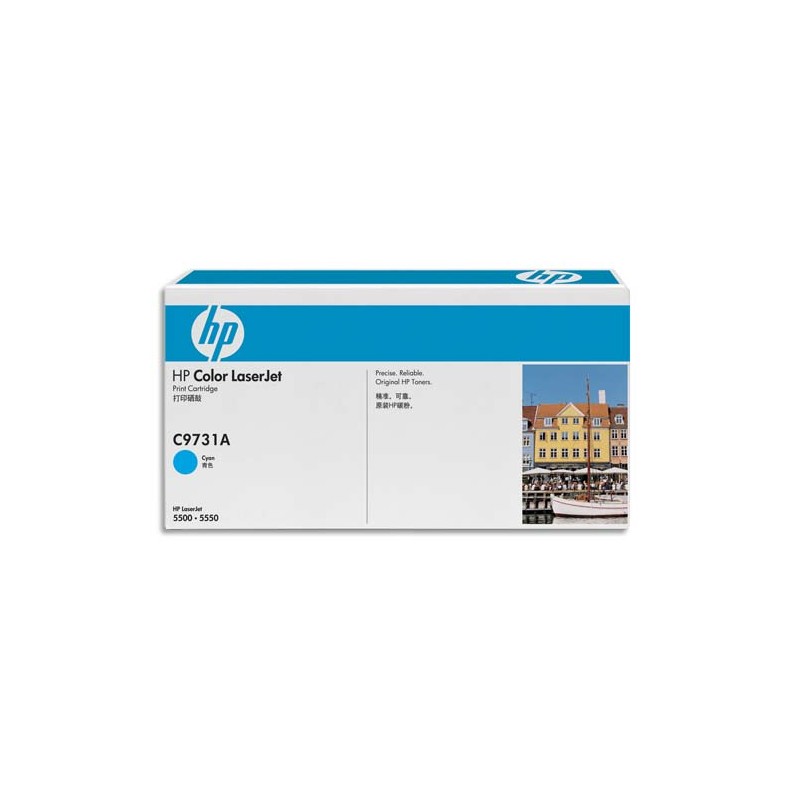 HWP CART LASER CYAN C9731A