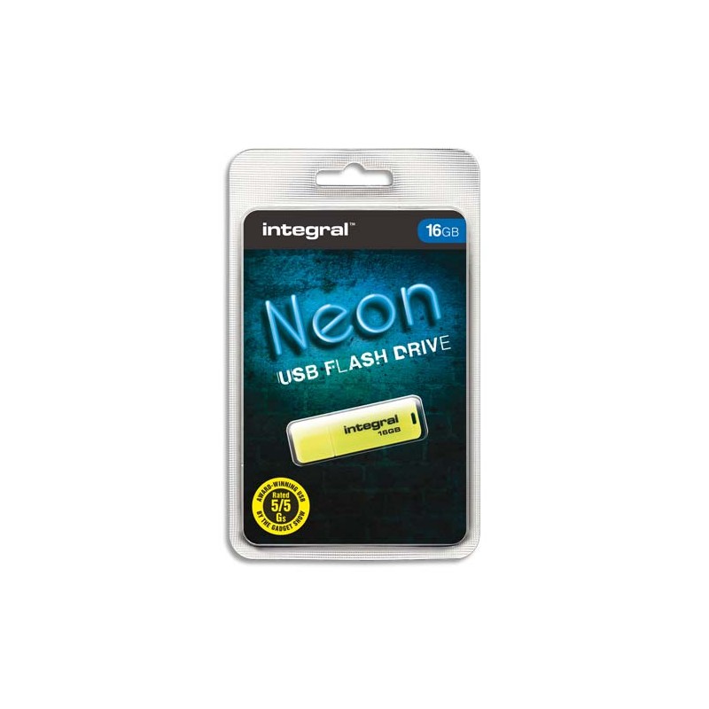 ITG CLE USB NEON 16GO J INFD16GBNEONYL ITG CLE USB NEON 16GO J INFD16GBNEONYL