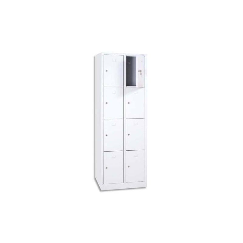 MTI VESTIAIRE 4C 2COL L60CM WM432-BLC MTI VESTIAIRE 4C 2COL L60CM WM432-BLC