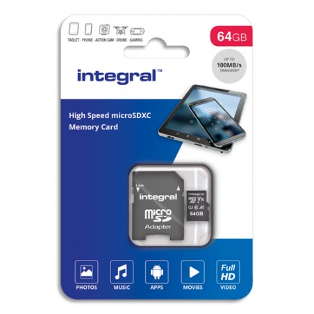 ITG CARTE SDHC/XC 64GO INSDX64G-100V10