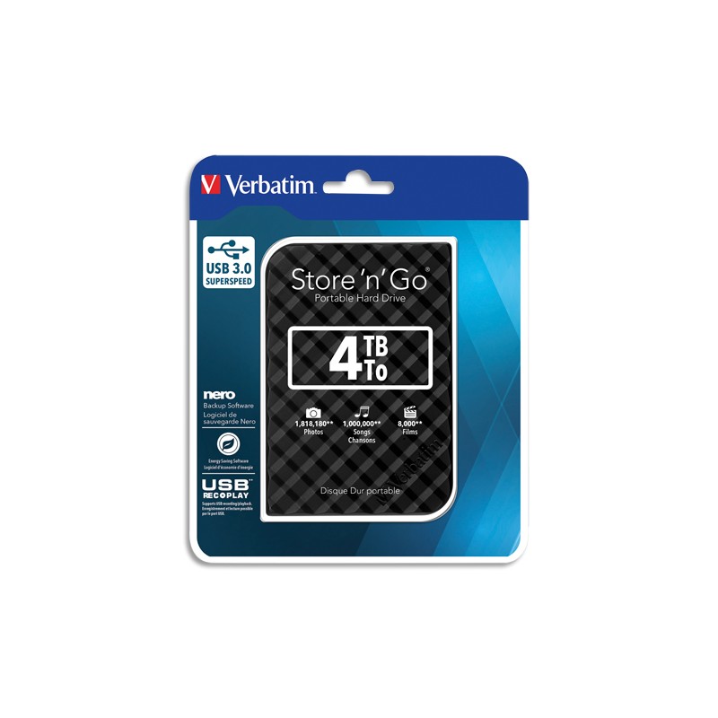 VET DD 2.5'' USB3 STYLE NOIR 4TO 53223