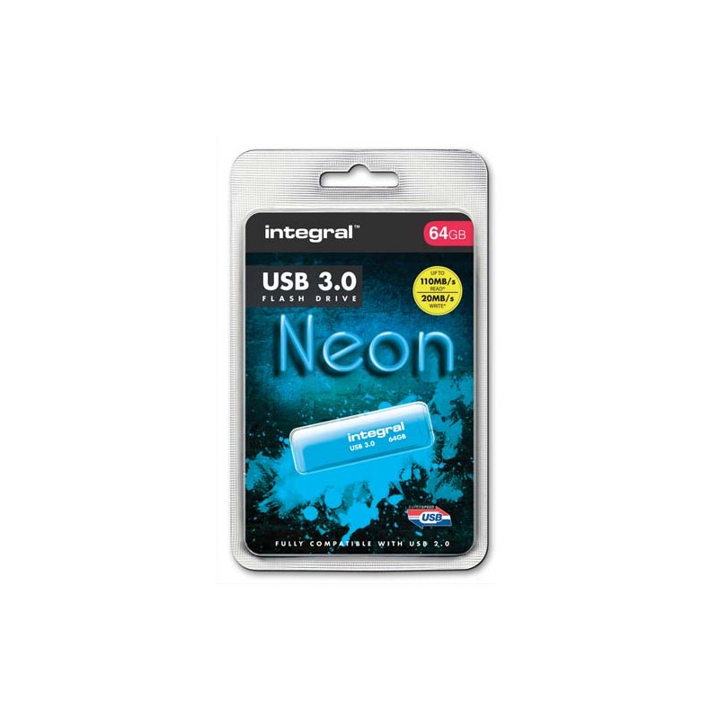 ITG CLE USB3 NEON 64G B INFD64GBNEONB3.0