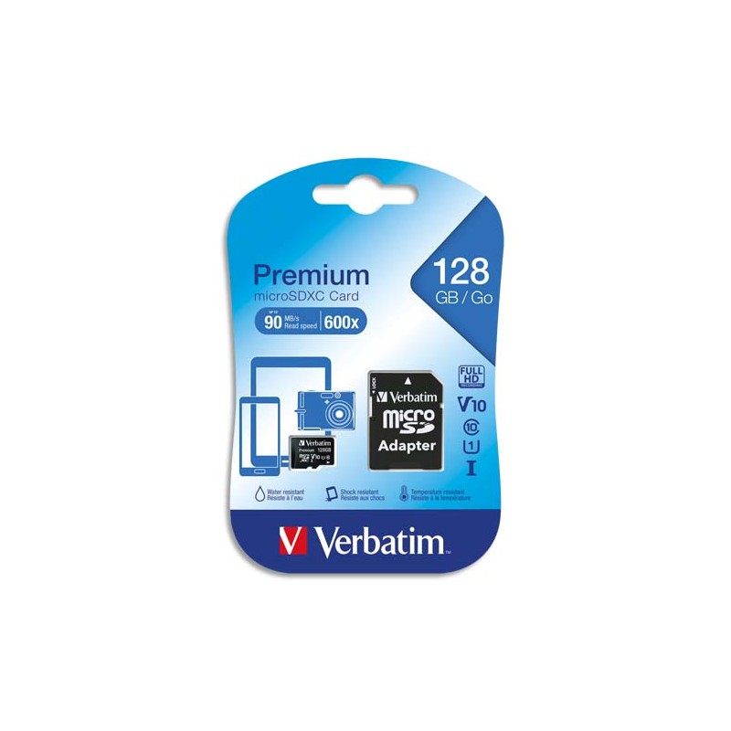 VET CART MICROSDXC+ADAPT 128GO 44085