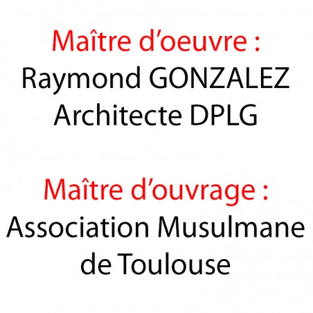 Construction d'un édifice cultuel en R+1 avec ss-sol parking