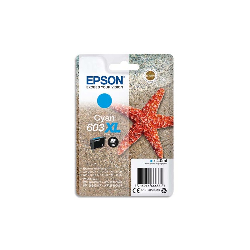 EPS CART JE 603XL CYAN C13T03A24010 EPS CART JE 603XL CYAN C13T03A24010