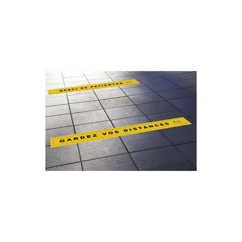 TKR LOT 4 STICKR SIGNAL SOL 7010-40JAUNE