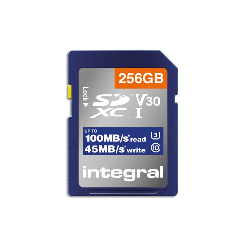 ITG CARTE SDXC 256GO 4K INSDX256G-100V30 ITG CARTE SDXC 256GO 4K INSDX256G-100V30
