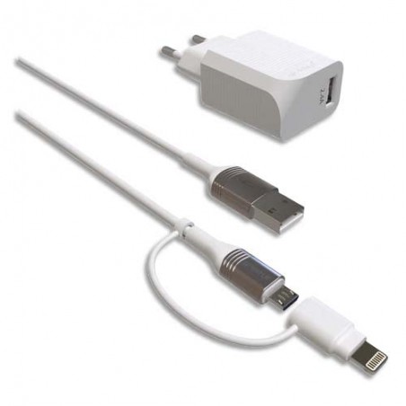 GREEN PRISE+CABLE 2EN1+HOUSSE GR3014