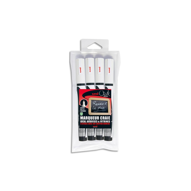 UNI P/4 CHALK PTE FINE B PWE3MS/4 BL UNI P/4 CHALK PTE FINE B PWE3MS/4 BL
