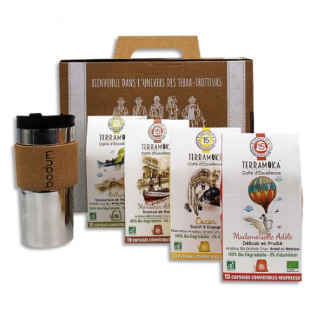 TRM C/4X15 CAP CAFE BIO+MUG BODKITC003
