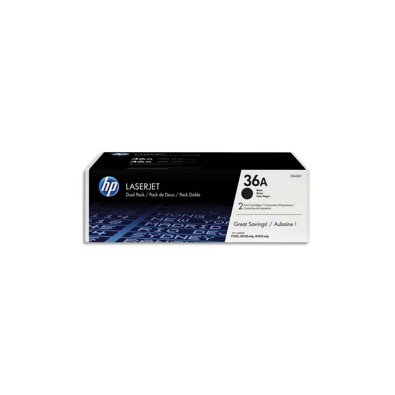 HWP L/2 CART LASER NOIR CB436AD