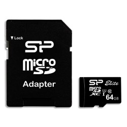 SILC CAR MICSDXC+AD 64G SP064GBSTXBU1V10