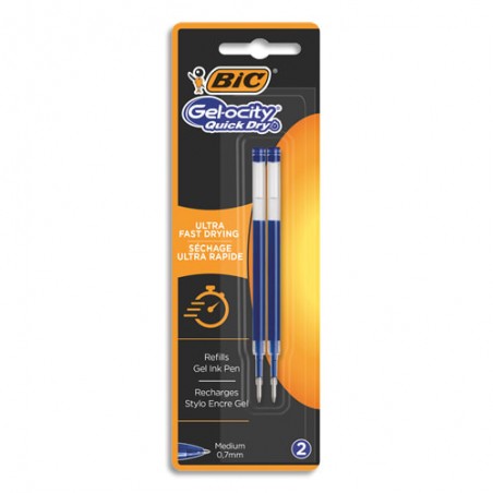 BIC BLS/2 RECH GELOCITY DRY BL 967378