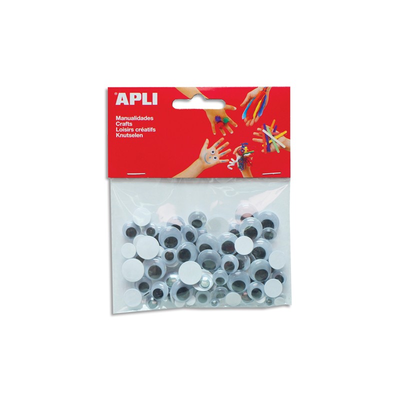 AGI S/100 YEUX ADHES ROND N SS CIL 13263 AGI S/100 YEUX ADHES ROND N SS CIL 13263