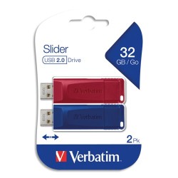 VET P/2 CL USB2 RETRA 2X32GO RG/BL 49327