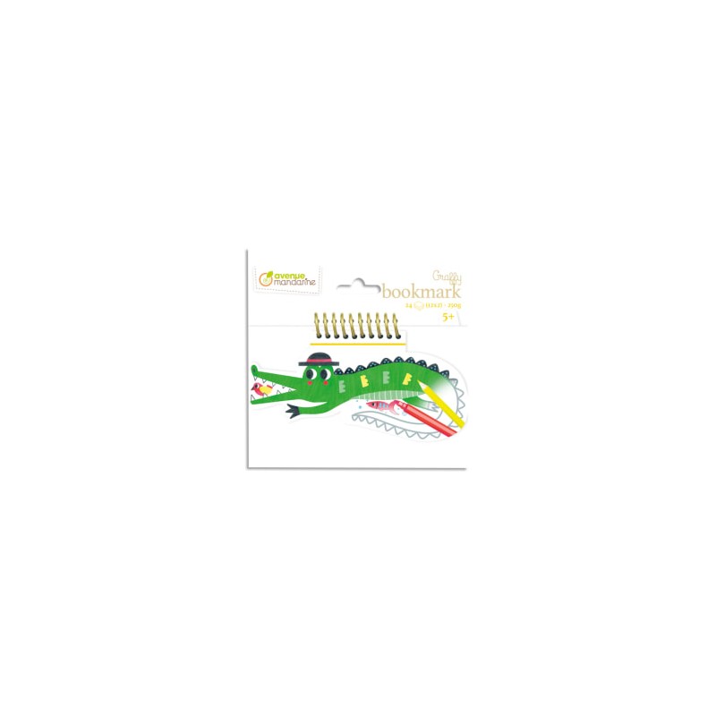 AVM BLOC 24 MARQUE PAGE CROCO GY116C AVM BLOC 24 MARQUE PAGE CROCO GY116C