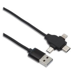 APM CB 3EN1:USB/LIG+TYPC+MIC 1,5M 570316