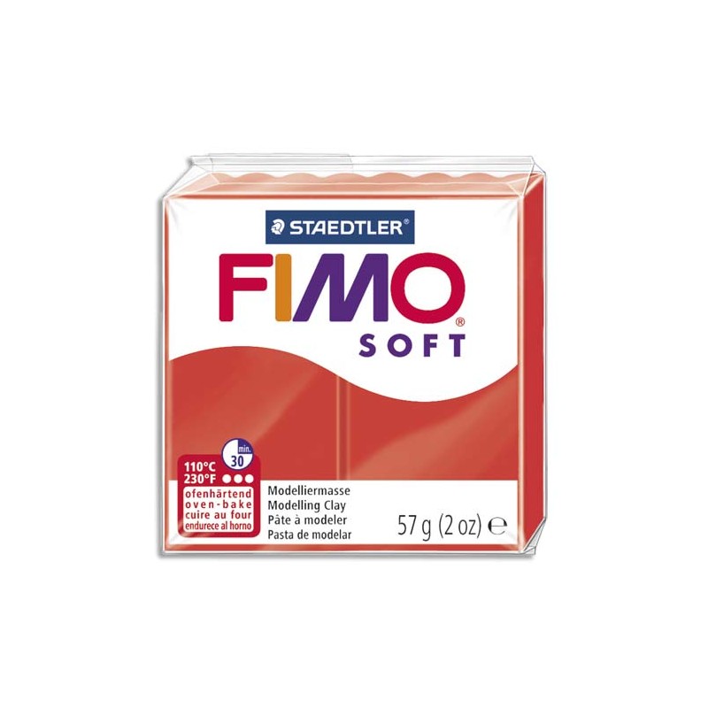 GCT PATE FIMO SOFT 57G ROUGE 261424 GCT PATE FIMO SOFT 57G ROUGE 261424