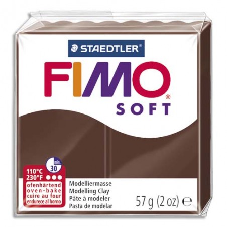 GCT PATE FIMO SOFT 57G CHOCOLAT 261475