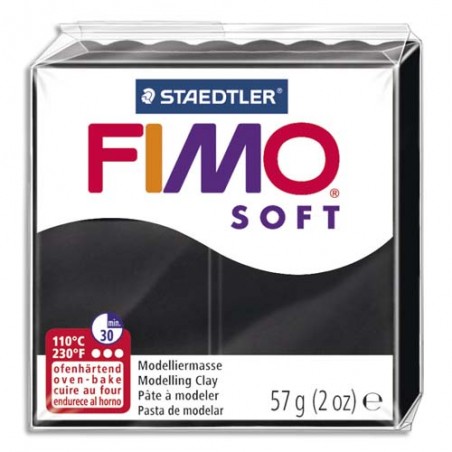 GCT PATE FIMO SOFT 57G NOIR 261403