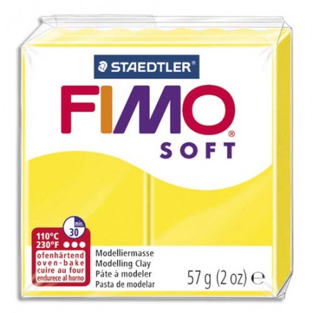 GCT PATE FIMO SOFT 57G JAUNE 261410