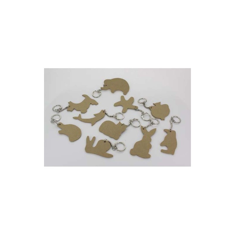 OCO L/ 10 PORTE CLES BOIS ANIMO 1313 OCO L/ 10 PORTE CLES BOIS ANIMO 1313