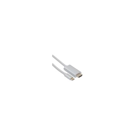 APM CB HDMI-M/TYPEC-M 4K 1,8M ALU 590480