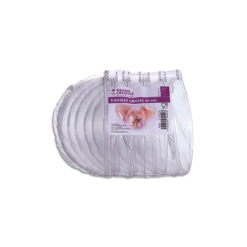 GCT L/5 BOULES CRISTAL DIAM 80MM 579004