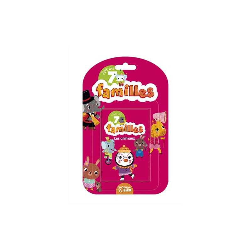 LIO JEU CARTE DES 7 FAMILLES ANIMO 50114 LIO JEU CARTE DES 7 FAMILLES ANIMO 50114