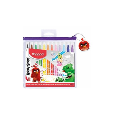 MAE P/12 FEUTRE LONG ANGRY BIRDS 845060