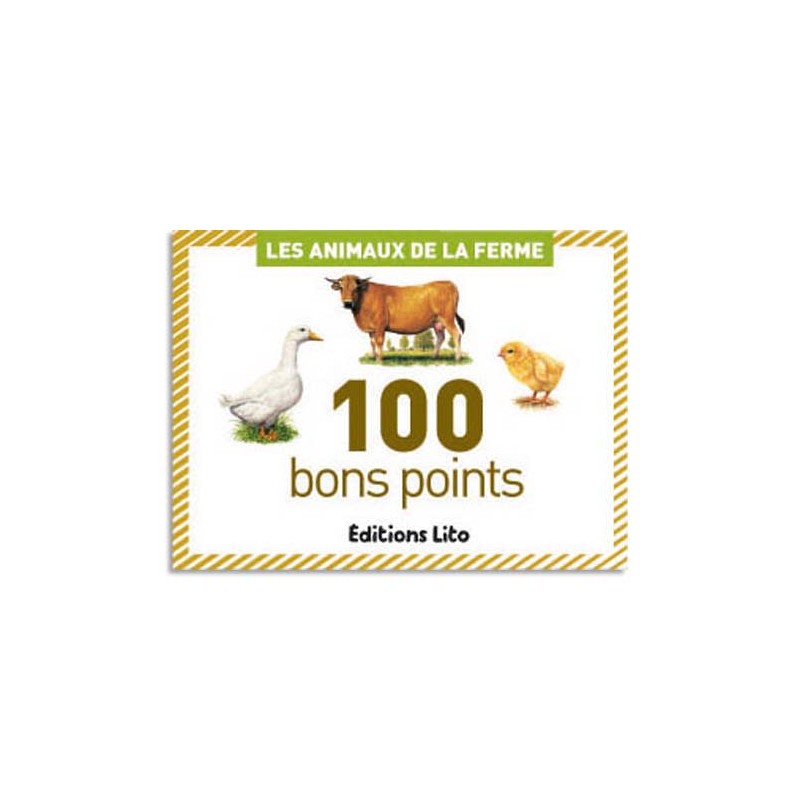 LIO B/100 BON POINTS ANIMAUX FERME 01922
